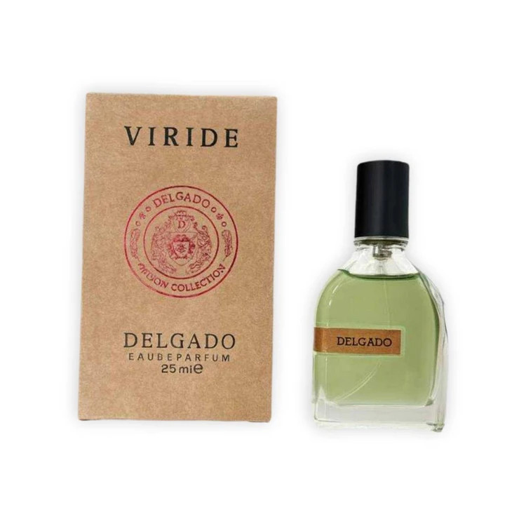 ادوپرفیوم مینیاتوری مردانه اورتوپاریسی ویرید دلگادو DELGADO مدل Viride حجم 25 میل