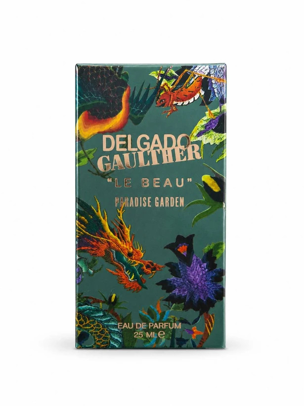 ادوپرفیوم مینیاتوری مردانه ژان پل گوتیه پارادایس دلگادو DELGADO مدل Gaultier Le Beau Paradise Garden حجم 25 میل