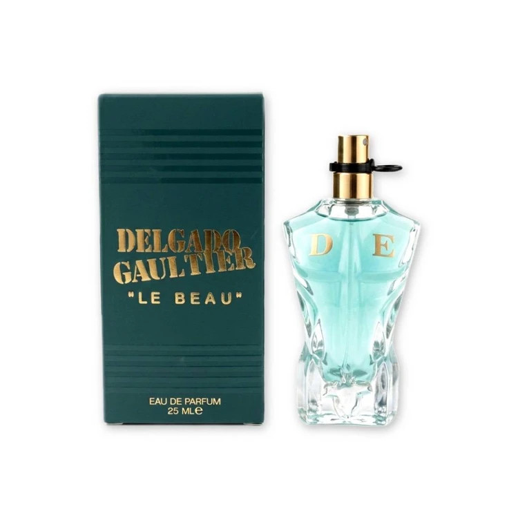 ادوپرفیوم مینیاتوری مردانه ژان پل گوتیه دلگادو DELGADO مدل Gaultier Le Beau جعبه یشمی حجم 25 میل