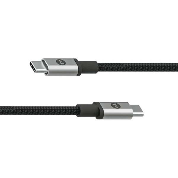 کابل 2متری شارژ دوسر تایپ سی موفی MOPHIE USB-C TO USB-C 60W-مشکی
