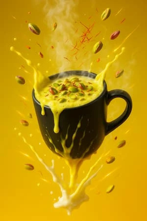 پودر پسته زعفران فرناندز 500 گرم