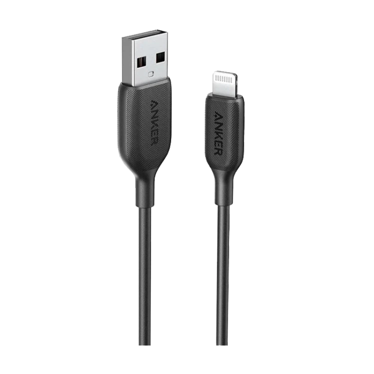 کابل USB-A به لایتنینگ انکر مدل A8812 طول 90 سانتی‌‌متر