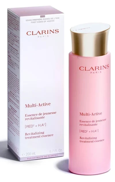 تونر و اسنس جوانساز پوست کلاررنس مدل Multi-Active Treatment Essence حجم 200 میل