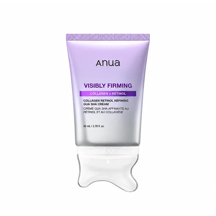 کرم لیفتینگ و جوان ساز گواشا آنوا Anua Visibly Firming Collagen + Retinol حجم 80 میل