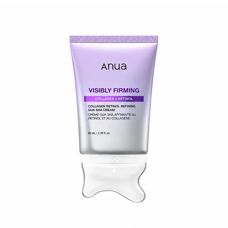 کرم لیفتینگ و جوان ساز گواشا آنوا Anua Visibly Firming Collagen + Retinol حجم 80 میل