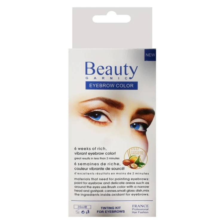 کیت رنگ ابرو بیوتی شماره BM6حجم 20 میلی لیتر رنگ بلوند مات مدیوم